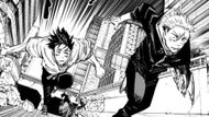 Yuta chasing Itadori to kill him (Image Credit: Shueisha)